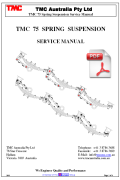 75 Series Mechanical Suspension Service Manual